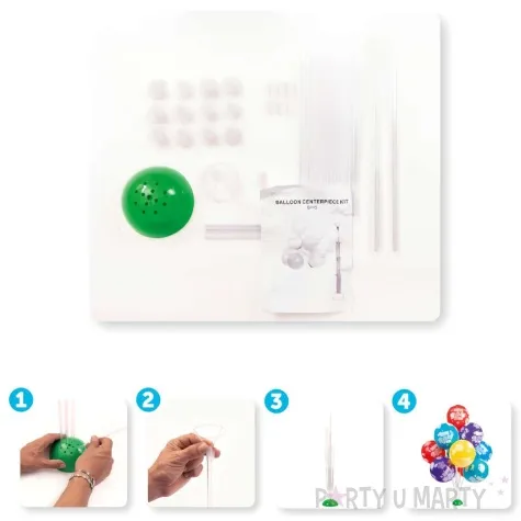 stojak do balonow classic bialy gemar 75 cm