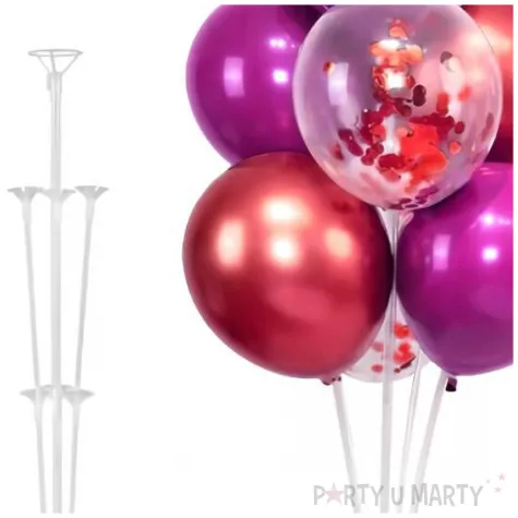 stojak do balonow classic bialy godan 72 cm