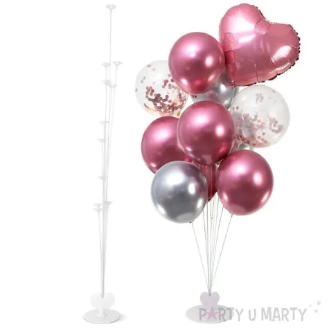 stojak do balonow classic bialy partypal 100 cm