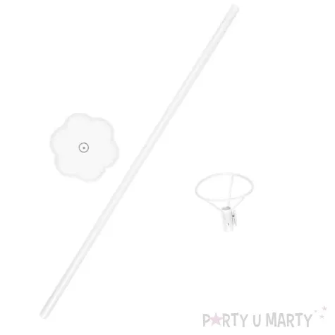 stojak do balonow classic sztyca bialy pd party 40 cm