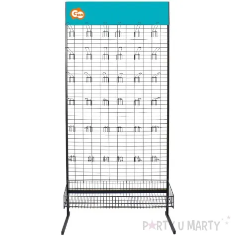 stojak do balonow krata z polka czarny godan 90 cm