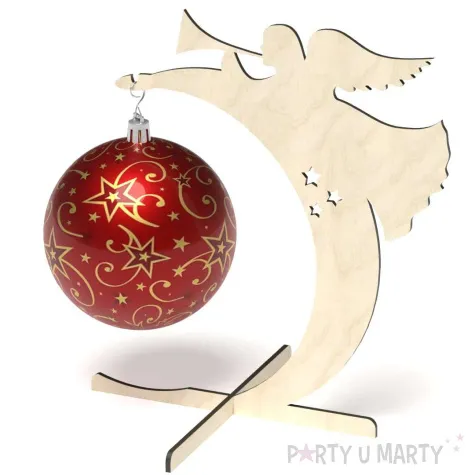 stojak na bombke aniol 21 cm