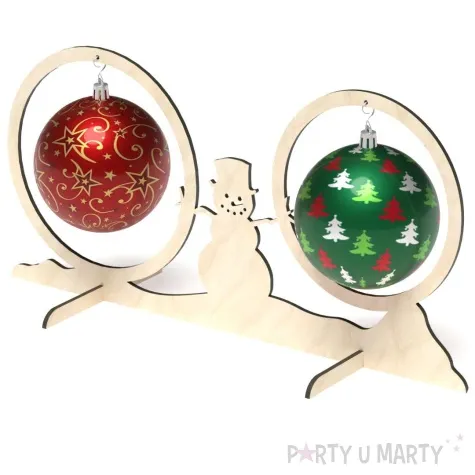 stojak na bombke balwan twin 19 cm