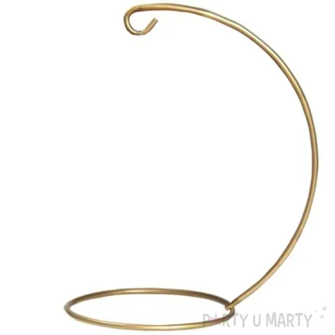 stojak na bombke classic pusty zloty czakos 15 cm