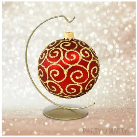 stojak na bombke classic zloty arpex 15 cm