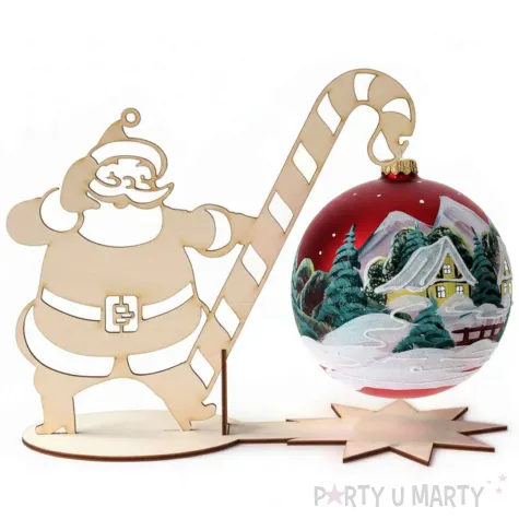 stojak na bombke mikolaj 25 cm