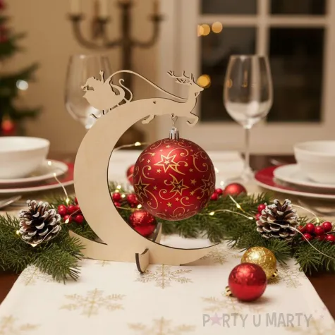 stojak na bombke mikolaj na ksiezycu 24 cm