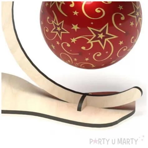 stojak na bombke zaprzeg reniferow 20 cm