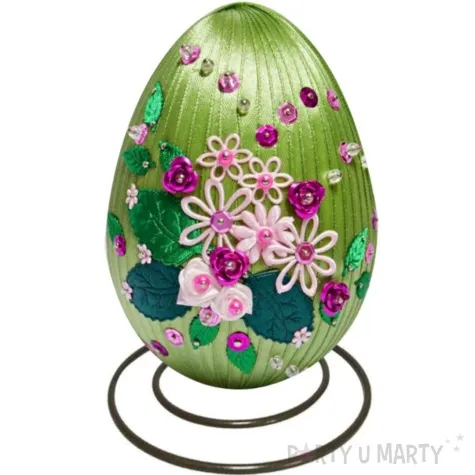 stojak na pisanke podstawka z igla zloty aliga 4x8 cm