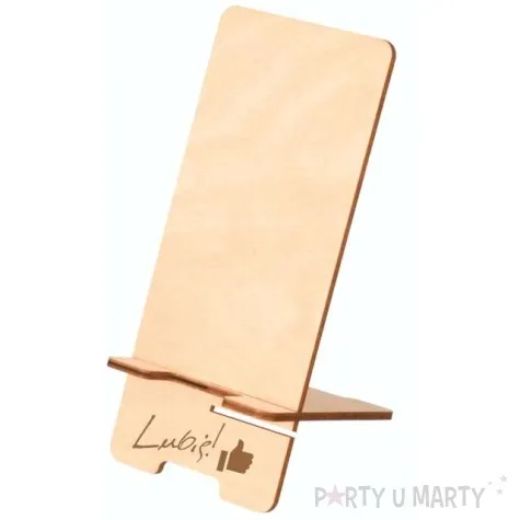 stojak na telefon lubie drewno 19x9 cm