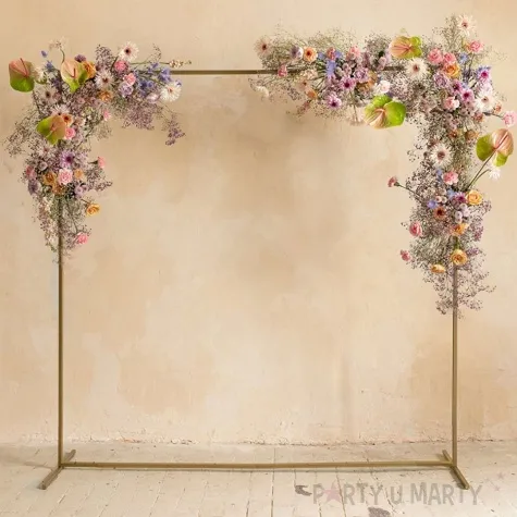 stojak na tlo kwadrat zloty partydeco 2 m