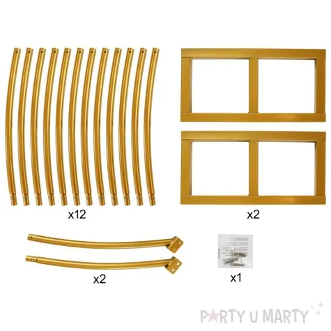 stojak na tlo luk zloty godan 315 x 240 cm