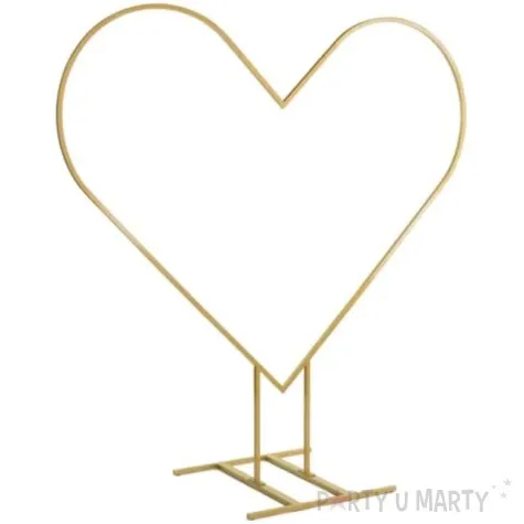 stojak na tlo serce zloty partydeco 2 m