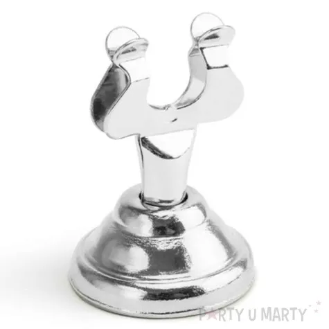 stojak na winietki deluxe srebrny partydeco 4 cm