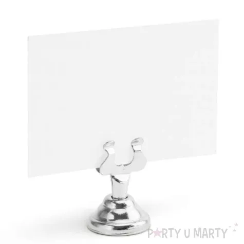 stojak na winietki deluxe srebrny partydeco 4 cm