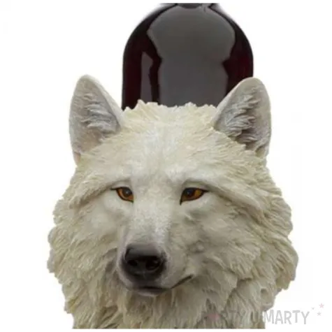 stojak na wino bialy wilk kemis 20 cm