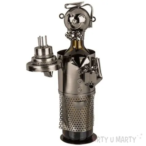 stojak na wino kelner z tortem metalowy ootb