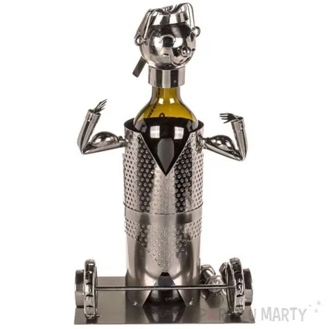 stojak na wino kulturysta metalowy ootb