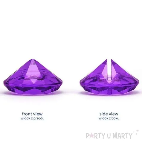 stojak na wizytowki diament sliwkowy 40 mm 10 szt