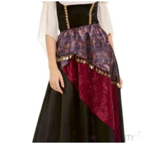 stroj cyganska wrozka bordowy smiffys rozm xs