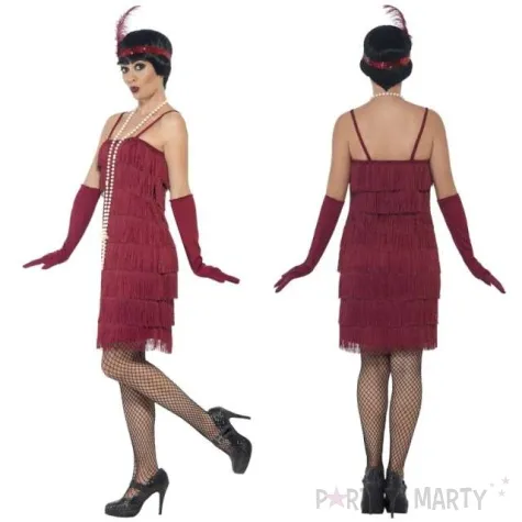 stroj dama rubin lata 30 smiffys rozm s