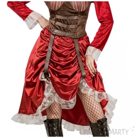 stroj damski cosplay na karnawal steampunk sukienka wiktorianska rozm s