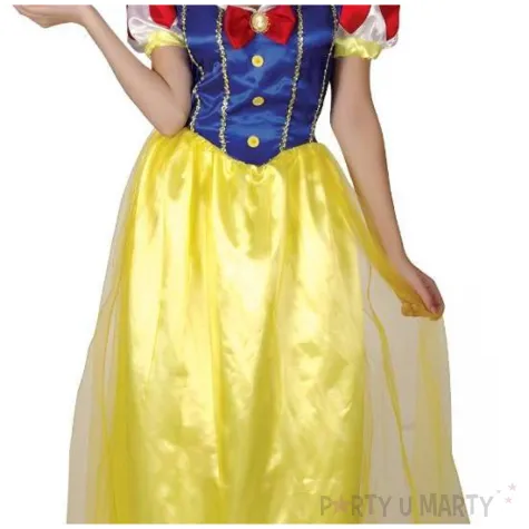 stroj damski na karnawal krolewna sniezka zestaw sukienka i opaska godan rozm m