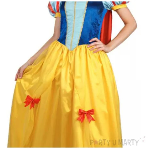 stroj damski na karnawal krolewna sniezka zestaw sukienka i opaska godan rozm s