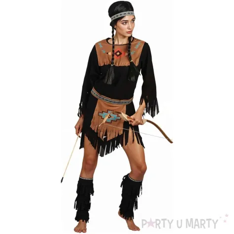 stroj damski na karnawal larp cosplay dziki zachod indianka zestaw rozm s