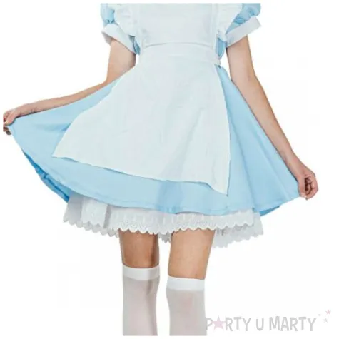 stroj dla doroslych alicja z krainy czarow sukienka fartuszek i opaska godan rozm s