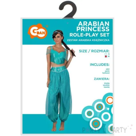 stroj dla doroslych arabska ksiezniczka tancerka niebieski godan rozm m