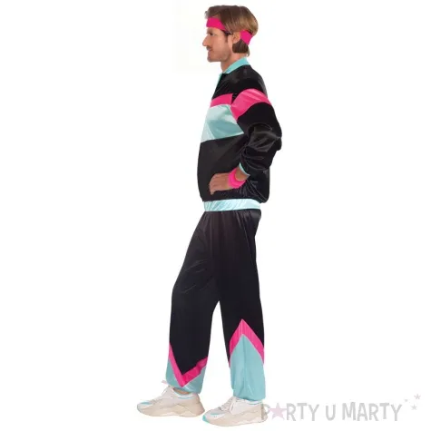 stroj dla doroslych biegacz ortalionowy dres retro lata 80 amscan rozm l