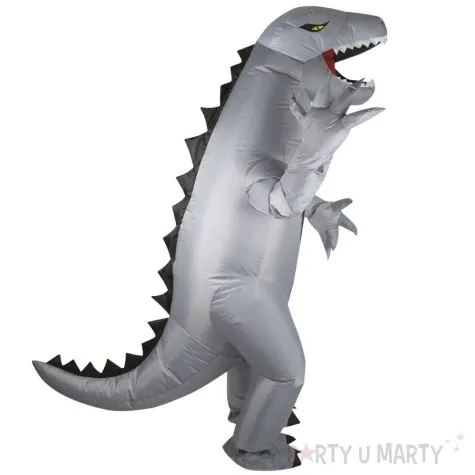 stroj dla doroslych dinozaur t rex szary ptitclown nadmuchiwany rozm uniw