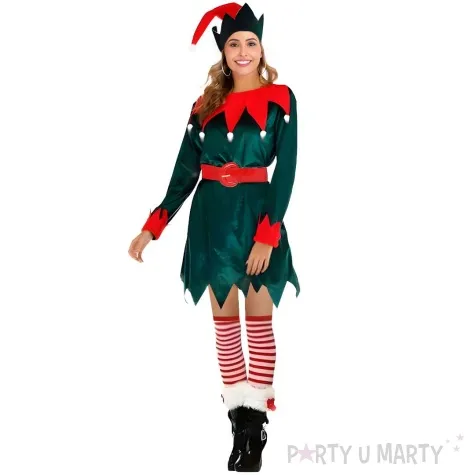 stroj dla doroslych elfka delux pomocniczka mikolaja partytino rozm m xl