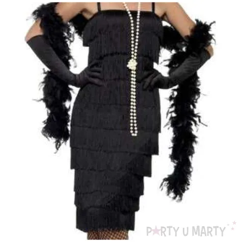 stroj dla doroslych flappers dluga czarna smiffys rozm s