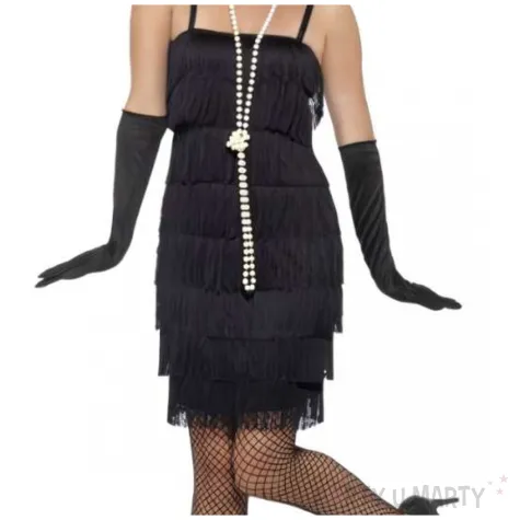 stroj dla doroslych flappers krotka czarna smiffys rozm m