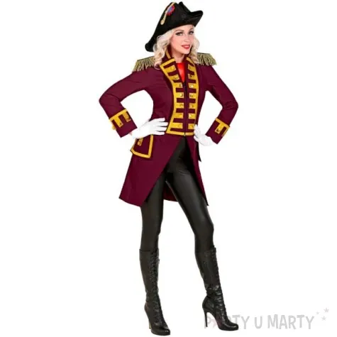 stroj dla doroslych frak paradowy burgundowy widmann rozm m