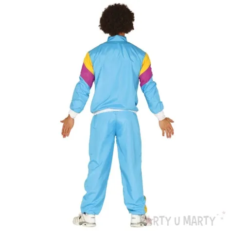 stroj dla doroslych gimnastyk ortalionowy dres retro lata 80 guirca rozm l