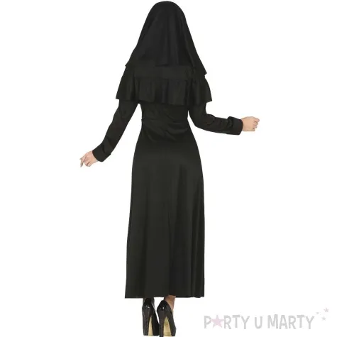 stroj dla doroslych gotycka zakonnica czary bialy guirca rozm l