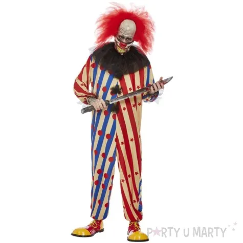 stroj dla doroslych klaun psychopata wielokolorowy smiffys rozm xl