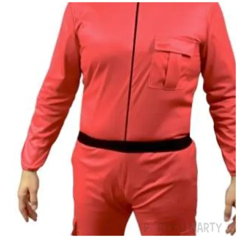 stroj dla doroslych kombinezon straznika kwadrat czerwony godan rozm xl