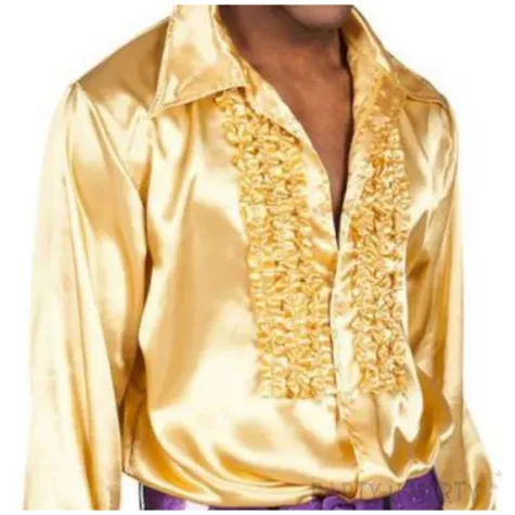 stroj dla doroslych koszula retro z zabotem zloty boland rozm xl