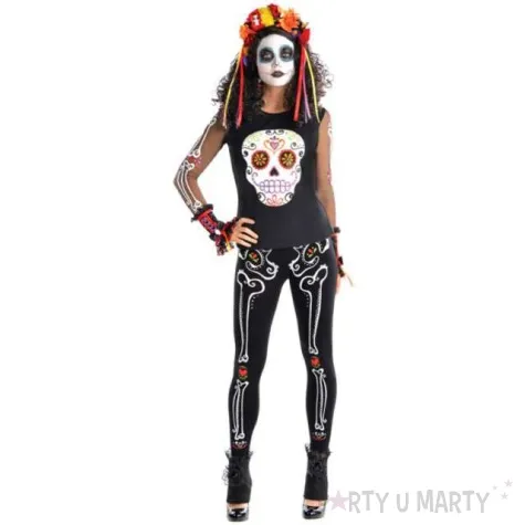 stroj dla doroslych koszulka day of the dead amscan rozm m l