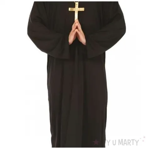 stroj dla doroslych ksiadz sutanna z kolnierzem godan rozm l