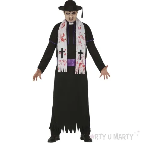 stroj dla doroslych ksiadz zombie czarny guirca rozm l