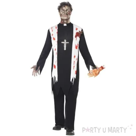 stroj dla doroslych ksiadz zombie czarny smiffys rozm l