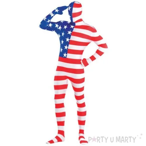 stroj dla doroslych morphsuit amerykanska flaga amscan rozm l
