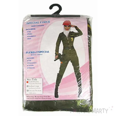 stroj dla doroslych pani oficer z afryki roz 42