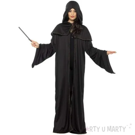 stroj dla doroslych peleryna czarodzieja czarna smiffys