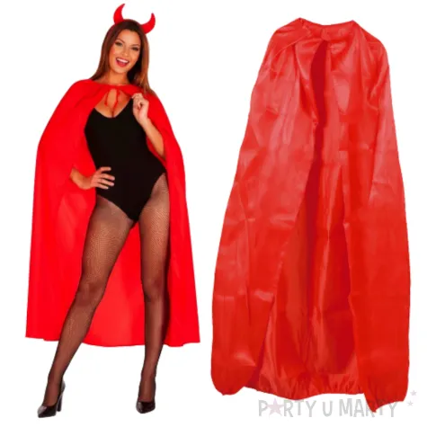 stroj dla doroslych peleryna czerwona guirca 130 cm